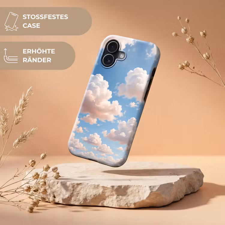 Wolken - Hemel - Natuur - Licht - Blauw Toughcase MagSafe Apple iPhone 17 klein -USP_RandenV_DE