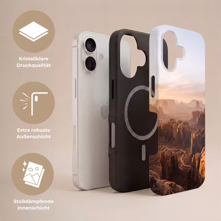Woestijn - Landschap - Natuur Toughcase MagSafe Apple iPhone 17 klein -USP_Lagen_DE