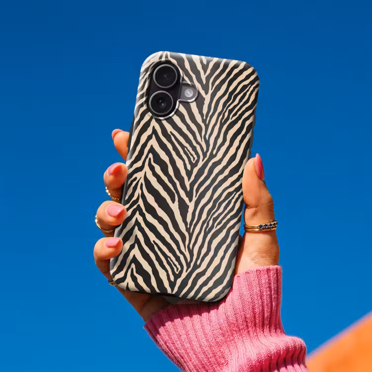 Zebra - Klassiek - Zwart Toughcase MagSafe Apple iPhone 17 klein 1017 -Sfeer1V