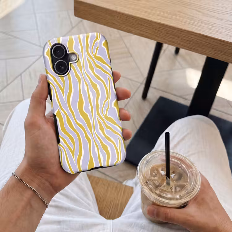 Zebra - Modern - Meerkleurig Toughcase MagSafe Apple iPhone 17 klein 1017 -Sfeer1M