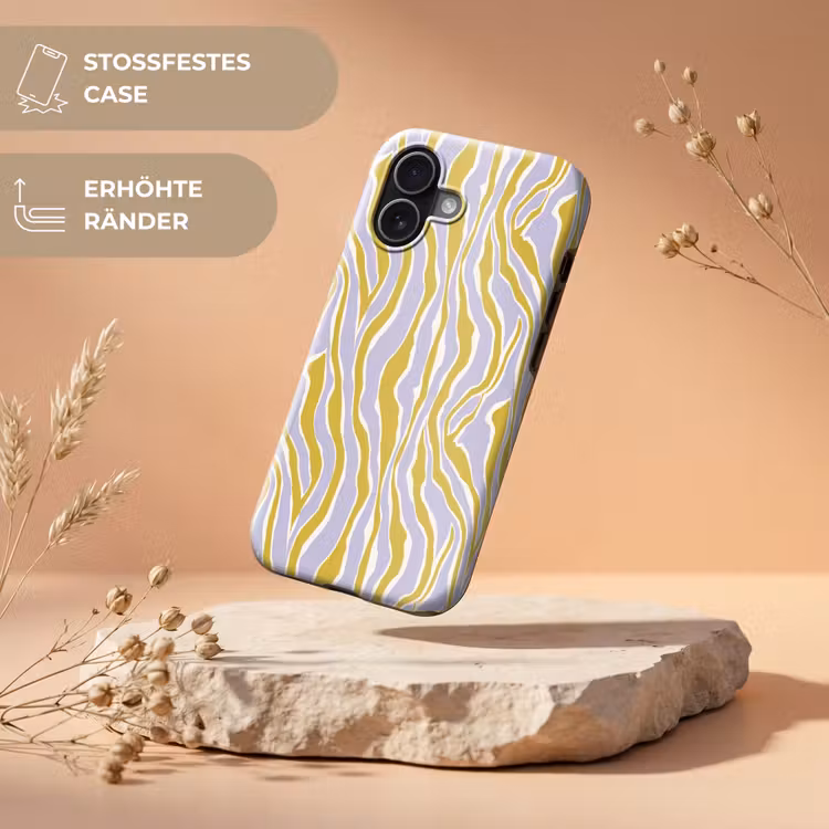 Zebra - Modern - Meerkleurig Toughcase MagSafe Apple iPhone 17 klein 1017 -USP_RandenV_DE