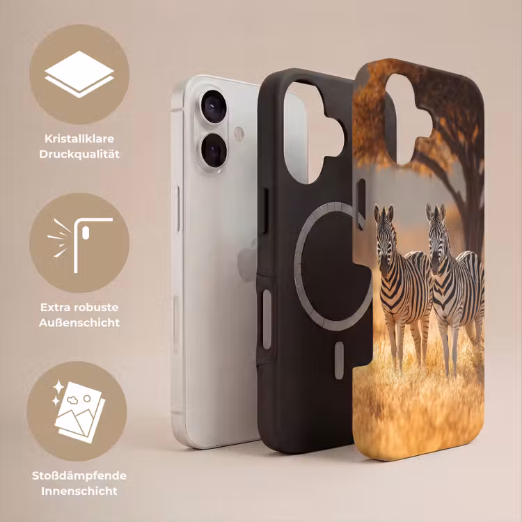 Zebra's - Savannelandschap - Gras Toughcase MagSafe Apple iPhone 17 klein -USP_Lagen_DE