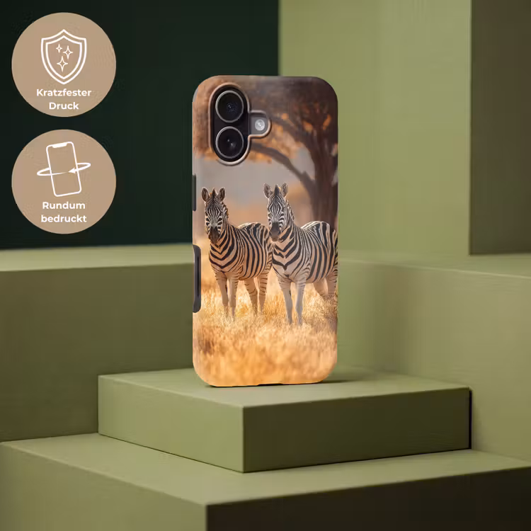 Zebra's - Savannelandschap - Gras Toughcase MagSafe Apple iPhone 17 klein -USP_PrintM_DE