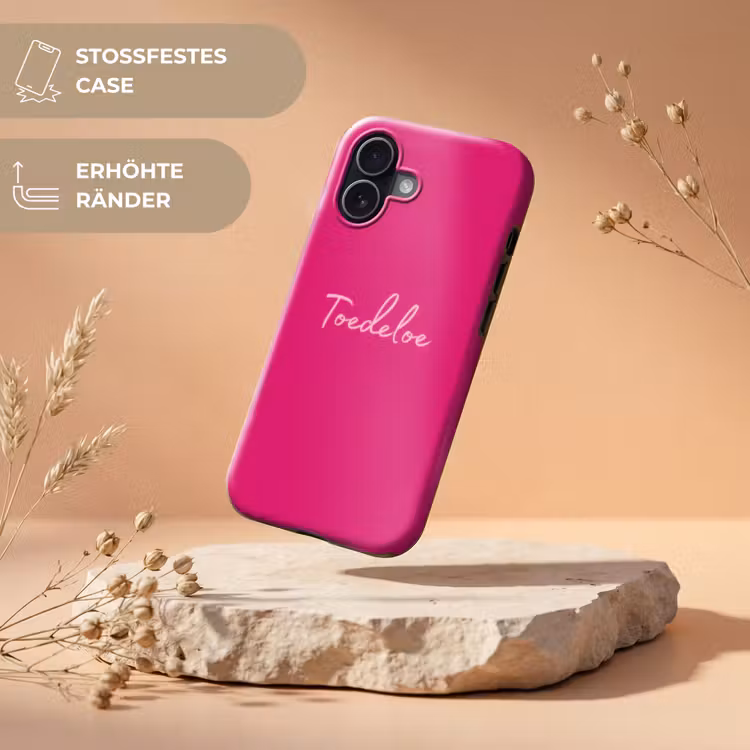 Toedeloe - Roze Toughcase MagSafe Apple iPhone 17 klein -USP_RandenV_DE