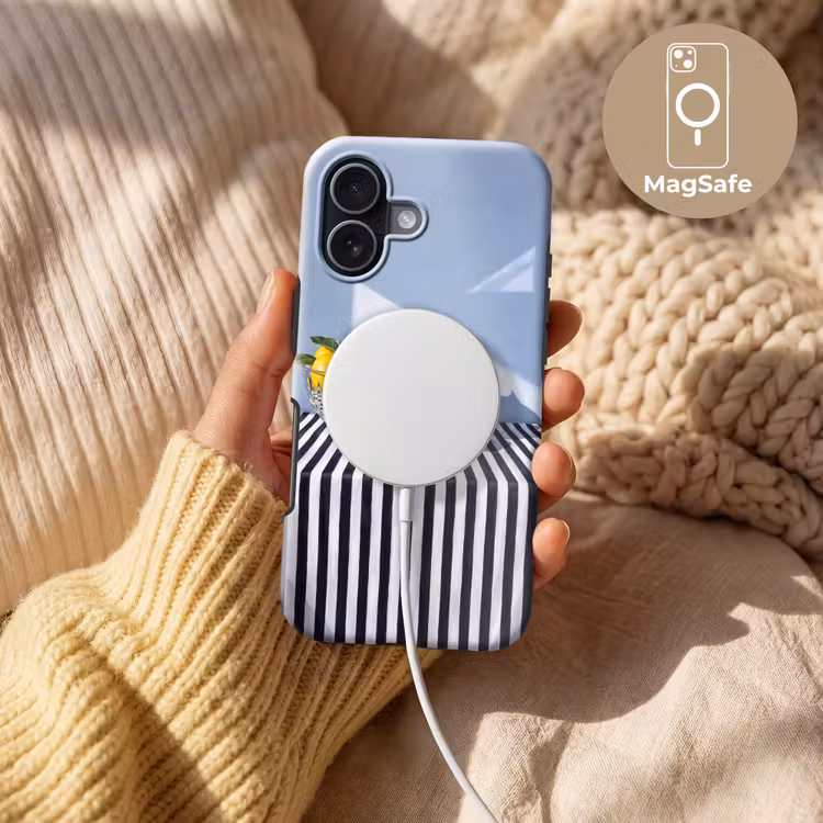 Handyhülle Toughcase - Zitronen – Obst – Gelb - Citroenen - Fruit - Geel Toughcase MagSafe Apple iPhone 17 klein