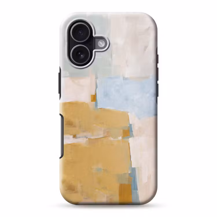 Abstract - Kleuren - Kunst - Modern - Blauw Toughcase MagSafe Apple iPhone 17 klein -3d