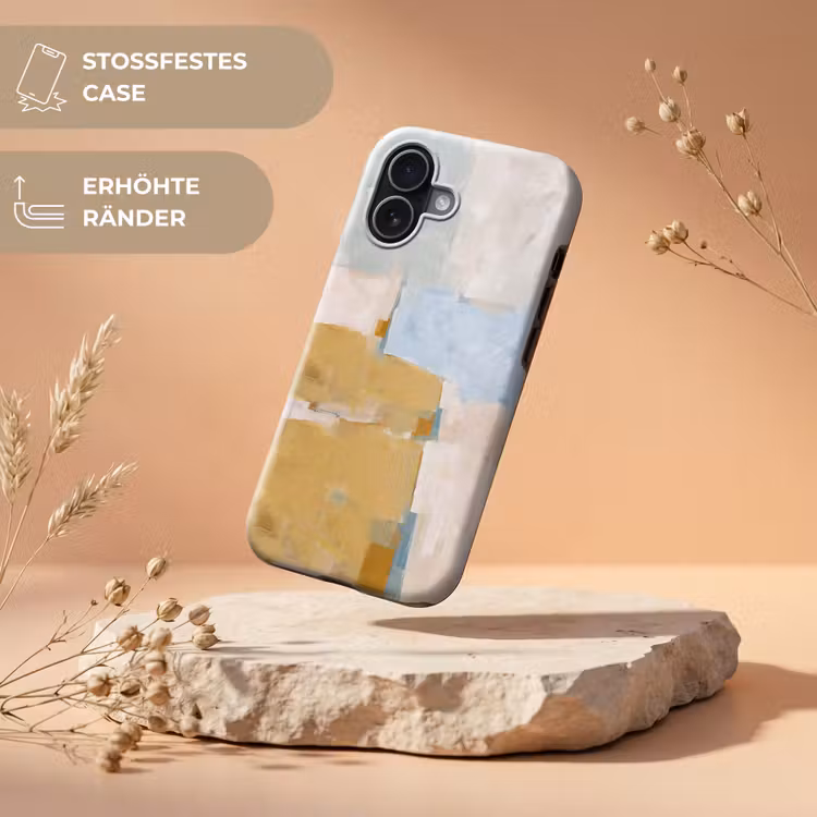 Abstract - Kleuren - Kunst - Modern - Blauw Toughcase MagSafe Apple iPhone 17 klein -USP_RandenV_DE