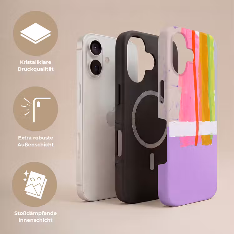Abstract - Kleurrijk - Vormen - Modern - Kunst Toughcase MagSafe Apple iPhone 17 klein -USP_Lagen_DE