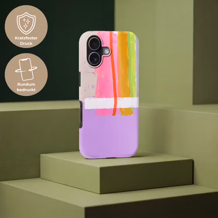 Abstract - Kleurrijk - Vormen - Modern - Kunst Toughcase MagSafe Apple iPhone 17 klein -USP_PrintM_DE