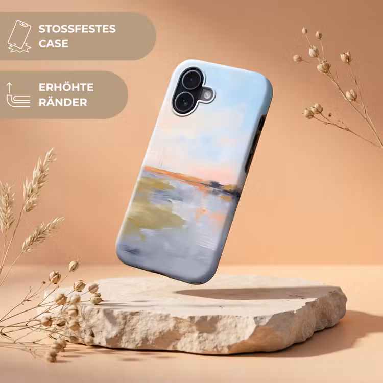 Abstract - Landschap - Horizon - Modern - Kleurrijk Toughcase MagSafe Apple iPhone 17 klein -USP_RandenV_DE