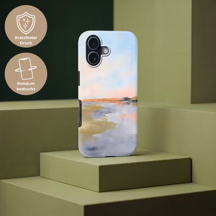 Abstract - Landschap - Horizon - Modern - Kleurrijk Toughcase MagSafe Apple iPhone 17 klein -USP_PrintM_DE