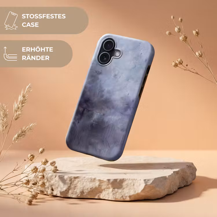Abstract - Kwaststreken - Modern - Kunst - Grijs Toughcase MagSafe Apple iPhone 17 klein -USP_RandenV_DE