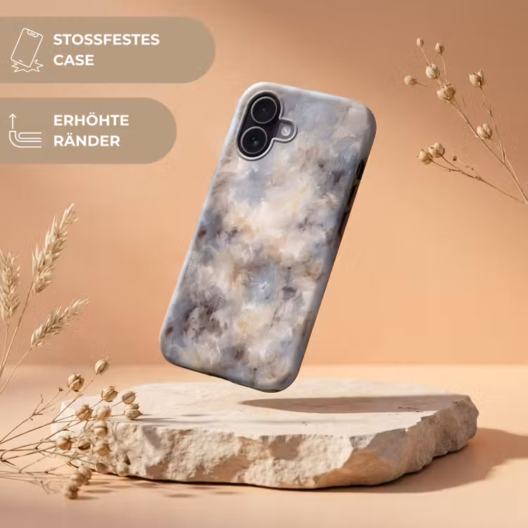 Abstract - Wolken - Sfeervol - Beige - Grijs Toughcase MagSafe Apple iPhone 17 klein -USP_RandenV_DE