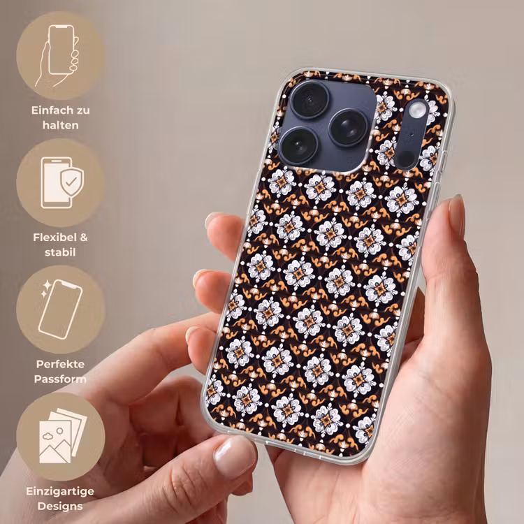 traditioneel - Element - Kleurrijk Telefoonhoesje iPhone 17 Pro klein 878 -sfeer3_DE