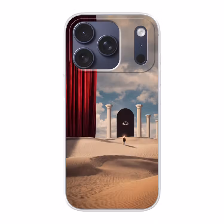 Handyhülle - Traum – Wüste – Auge - Droom - Woestijn - Oog Telefoonhoesje iPhone 17 Pro klein