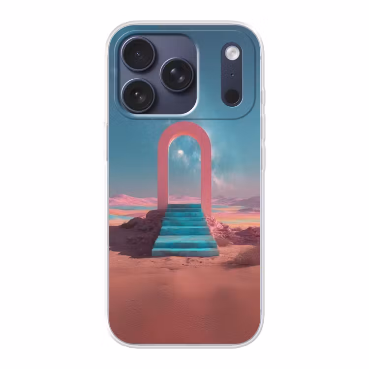 Trap - Boog - Sterrenhemel Telefoonhoesje iPhone 17 Pro klein -3d