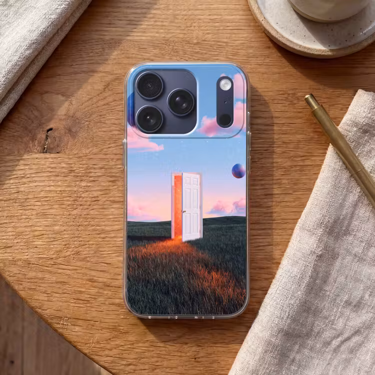 Handyhülle - Tür – Fantasie – Raum - Deur - Fantasie - Ruimte Telefoonhoesje iPhone 17 Pro klein