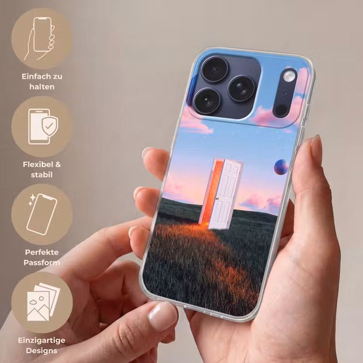 Handyhülle - Tür – Fantasie – Raum - Deur - Fantasie - Ruimte Telefoonhoesje iPhone 17 Pro klein