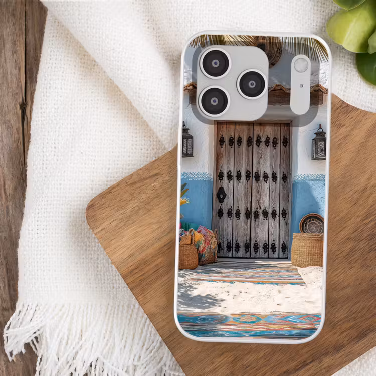 Deur - Manden - Planten Telefoonhoesje iPhone 17 Pro klein -sfeer1