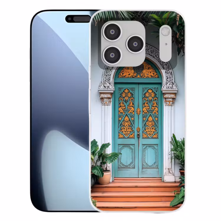 Deur - Patronen - Planten Telefoonhoesje iPhone 17 Pro klein -3d