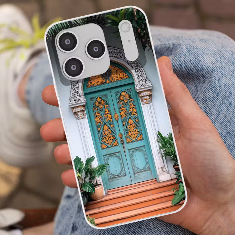 Deur - Patronen - Planten Telefoonhoesje iPhone 17 Pro klein -sfeer2