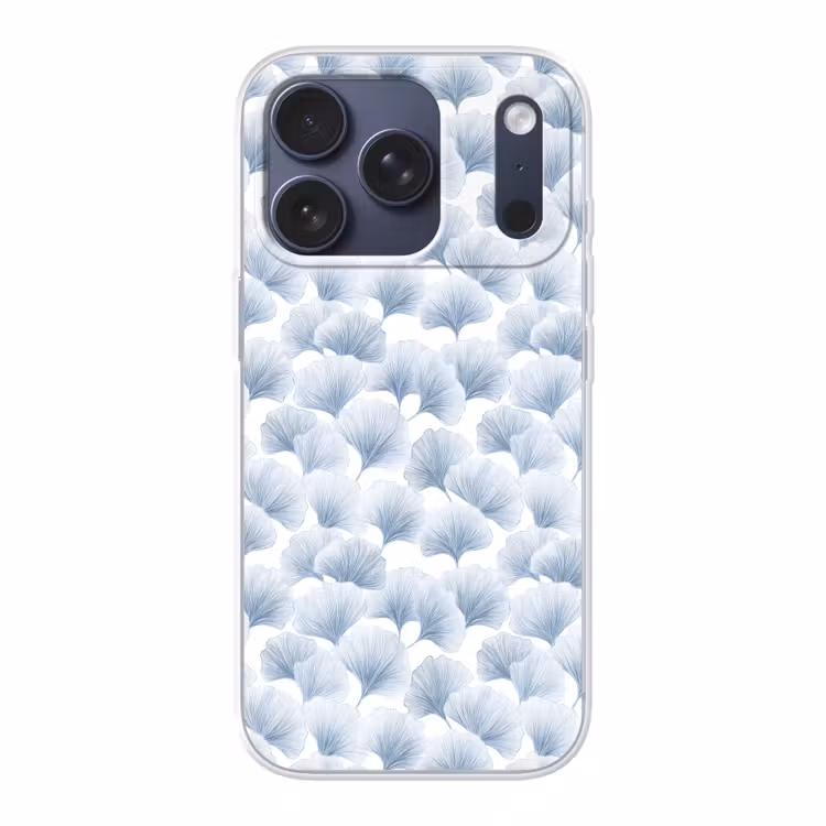Waaier - Modern - Blauw Telefoonhoesje iPhone 17 Pro klein 878 -3d