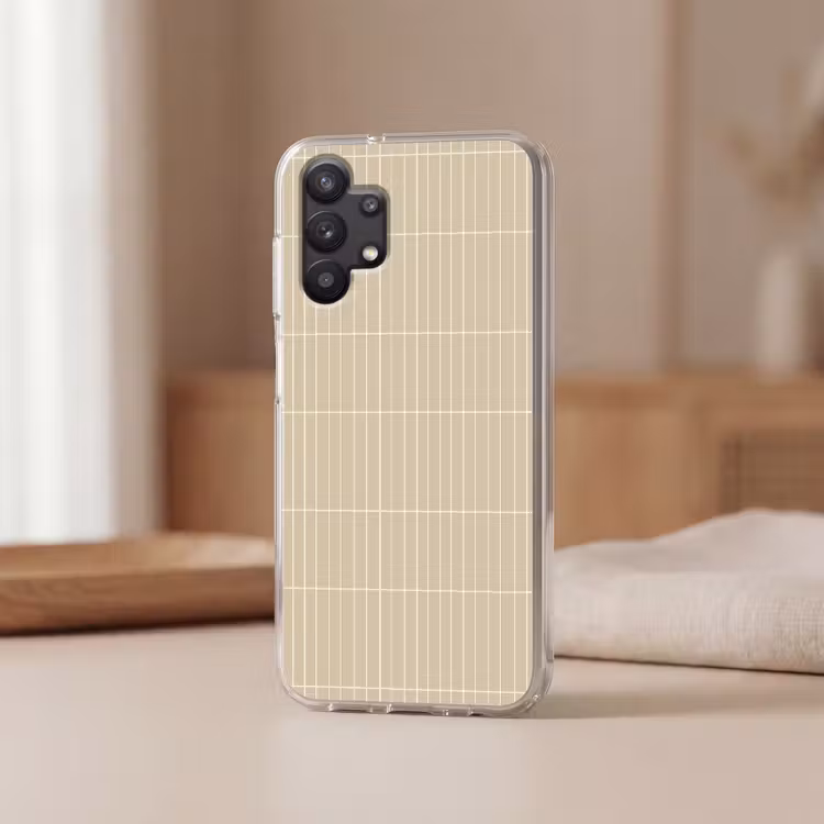 Verticaal - Wandtegel - Crème - Beige Telefoonhoesje Samsung Galaxy A32 5G klein 346 -sfeer2