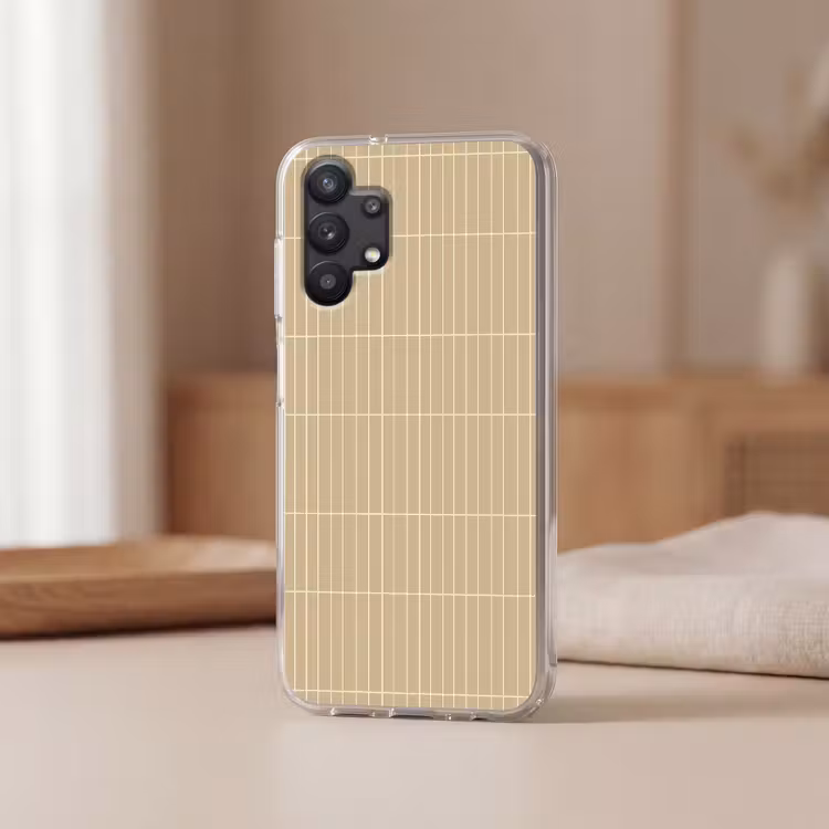 Verticaal - Wandtegel - Zand - Beige Telefoonhoesje Samsung Galaxy A32 5G klein 346 -sfeer2