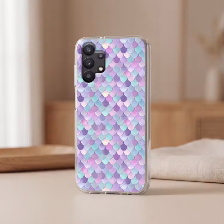 Dromerig - Zeemeermin - Pastel Telefoonhoesje Samsung Galaxy A32 5G klein 346 -sfeer2