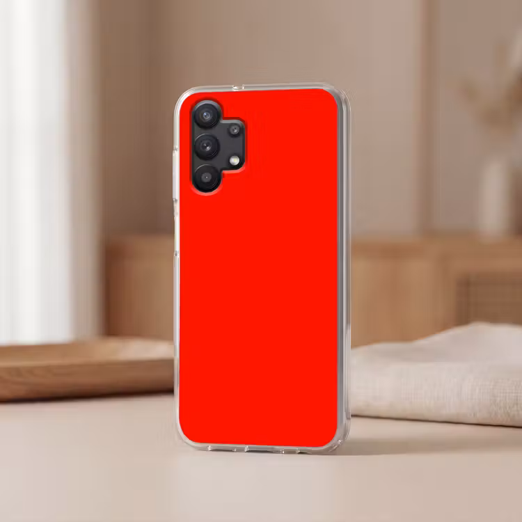 Vibrant - Vermilion - Rood Telefoonhoesje Samsung Galaxy A32 5G klein 346 -sfeer2
