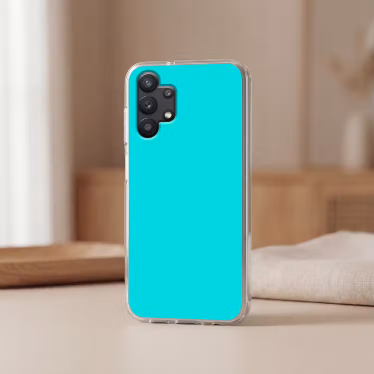 Vivid - Aquamarine - Turkoois Telefoonhoesje Samsung Galaxy A32 5G klein 346 -sfeer2