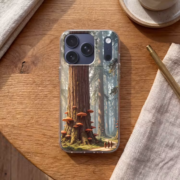 Handyhülle - Wald – Bäume – Natur - Bos - Bomen - Natuur Telefoonhoesje iPhone 17 Pro klein