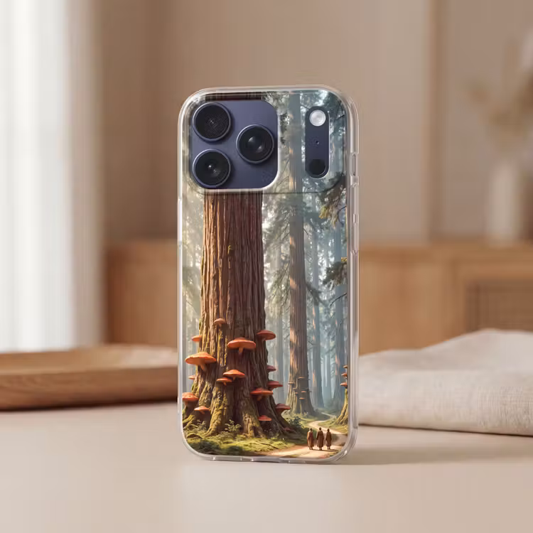 Handyhülle - Wald – Bäume – Natur - Bos - Bomen - Natuur Telefoonhoesje iPhone 17 Pro klein
