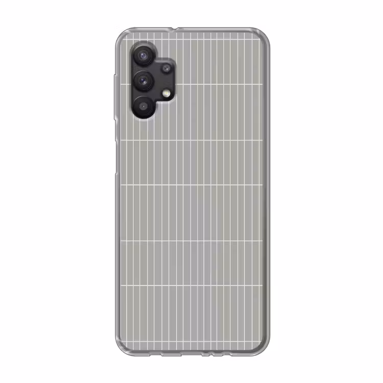 Wandtegel - Verticaal - Lichtgrijs Telefoonhoesje Samsung Galaxy A32 5G klein 346 -3d