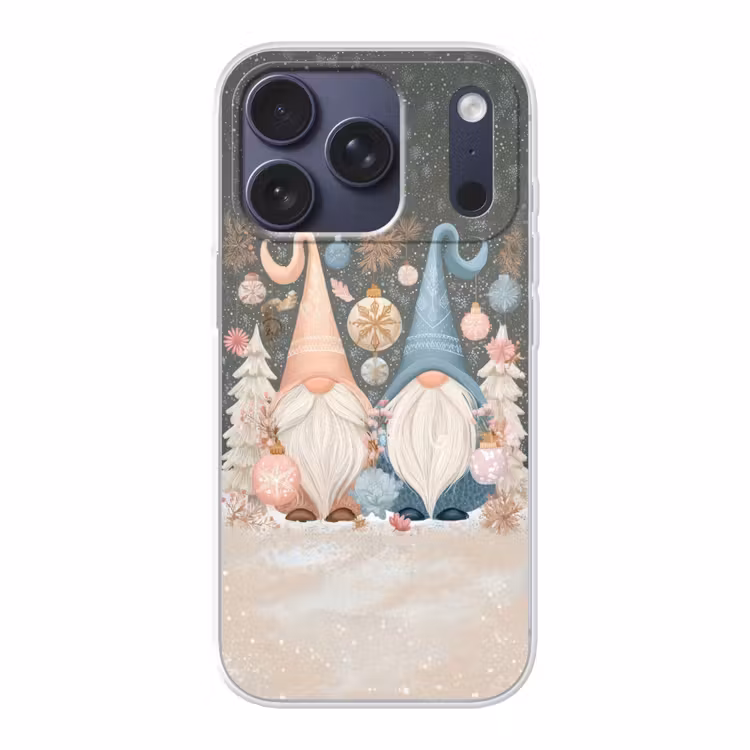 Kerst - Gnomen - Pastel Telefoonhoesje iPhone 17 Pro klein -3d
