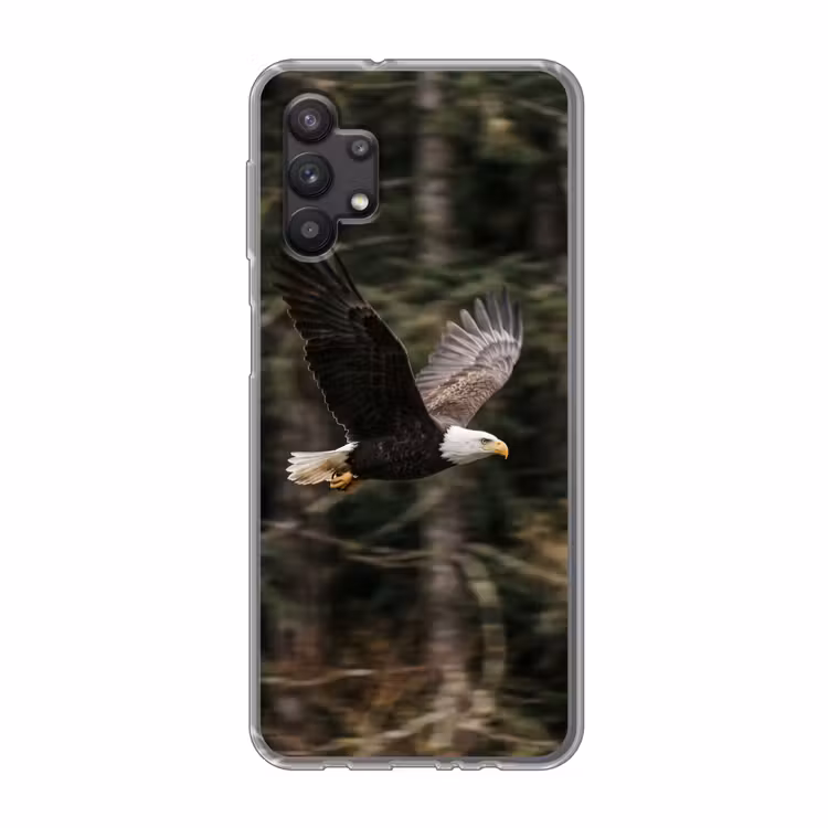 Zeearend - Vliegen - Bos - Natuur Telefoonhoesje Samsung Galaxy A32 5G klein -3d