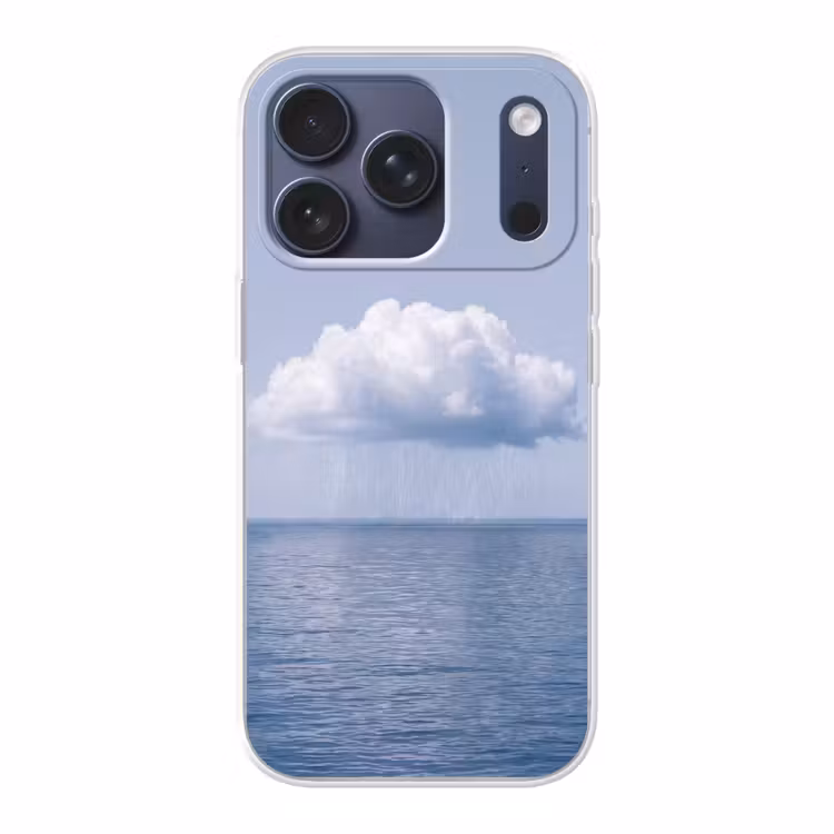 Handyhülle - Wolke – Regen – Natur - Wolk - Regen - Natuur Telefoonhoesje iPhone 17 Pro klein