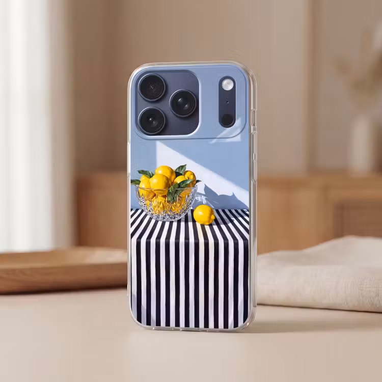 Handyhülle - Zitronen – Obst – Gelb - Citroenen - Fruit - Geel Telefoonhoesje iPhone 17 Pro klein