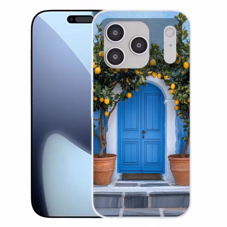 Citroenbomen - Geel - Deur - Potten Telefoonhoesje iPhone 17 Pro klein -3d