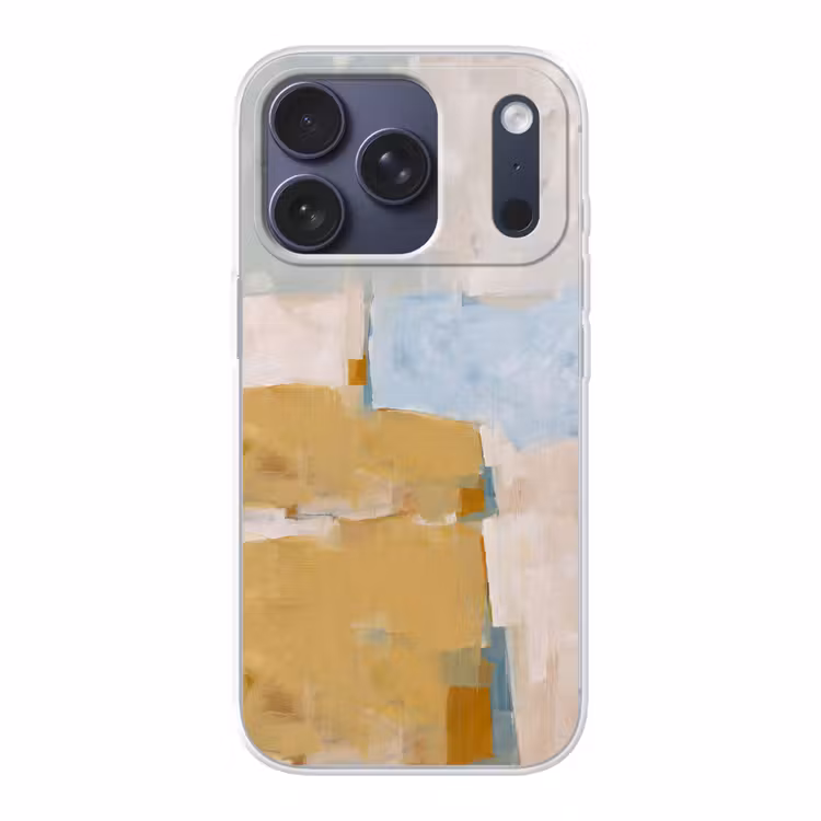 Abstract - Kleuren - Kunst - Modern - Blauw Telefoonhoesje iPhone 17 Pro klein -3d