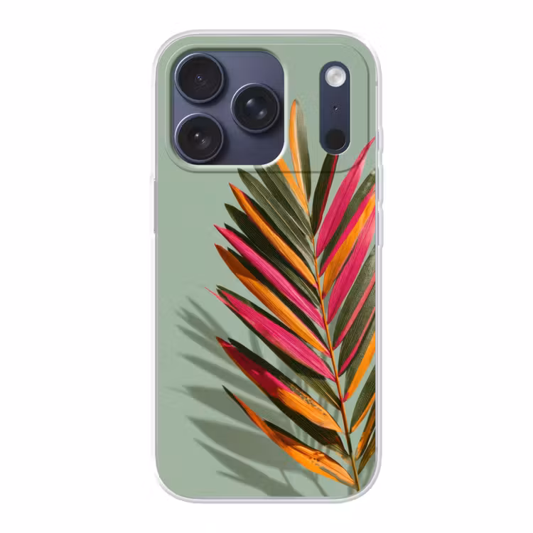 Tak - Bladeren - Kleurrijk - Schaduw Telefoonhoesje iPhone 17 Pro klein -3d