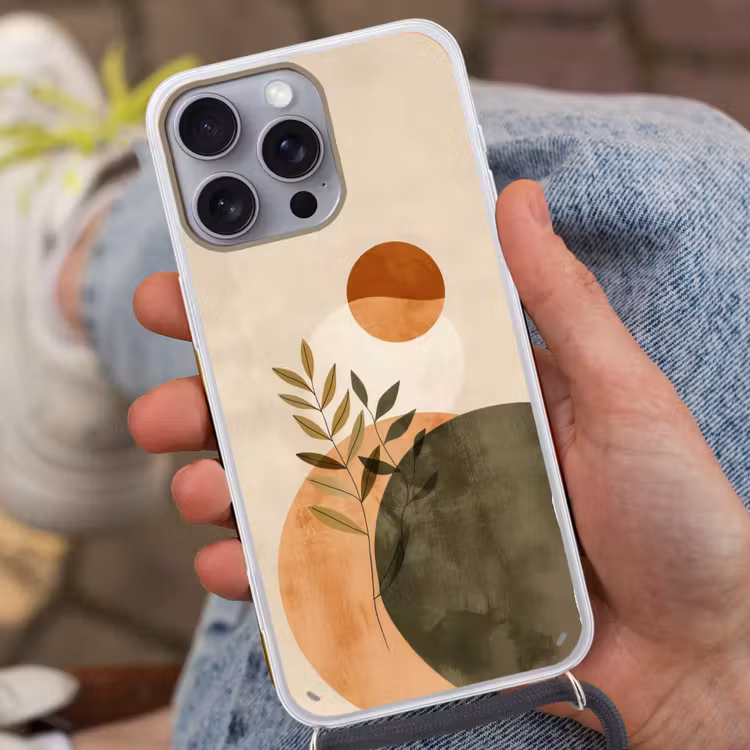 Takken - Vormen - Abstract Hoesje iPhone 16 Pro Max met koord klein -sfeer3