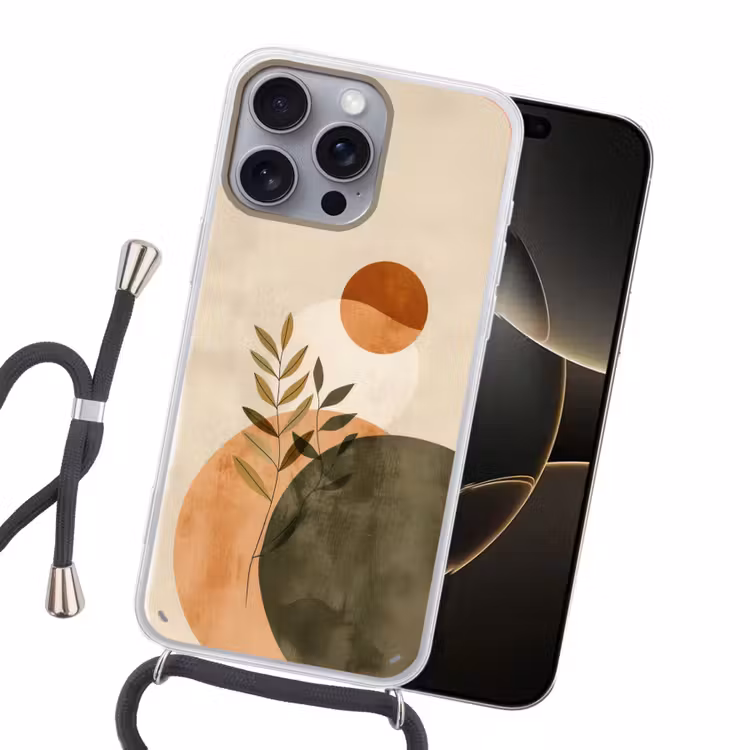 Takken - Vormen - Abstract Hoesje iPhone 16 Pro Max met koord klein -sfeer1