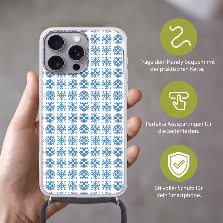 Zee - Sfeer - Blauw - Wit Hoesje iPhone 16 Pro Max met koord klein 804 -sfeer2_DE