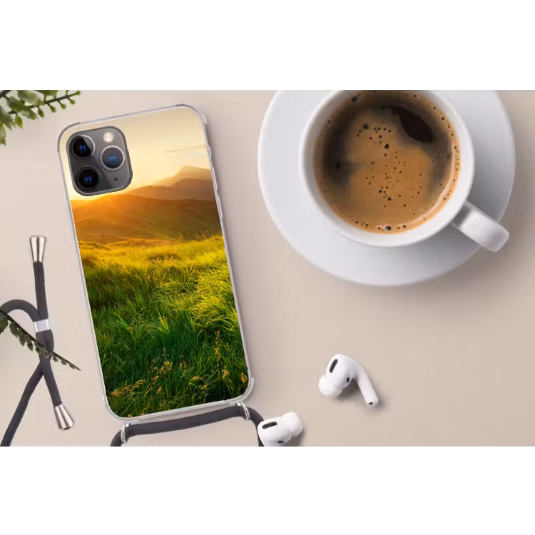 shutterstock-407021107 Hoesje iPhone 12 Pro met koord klein -oordop