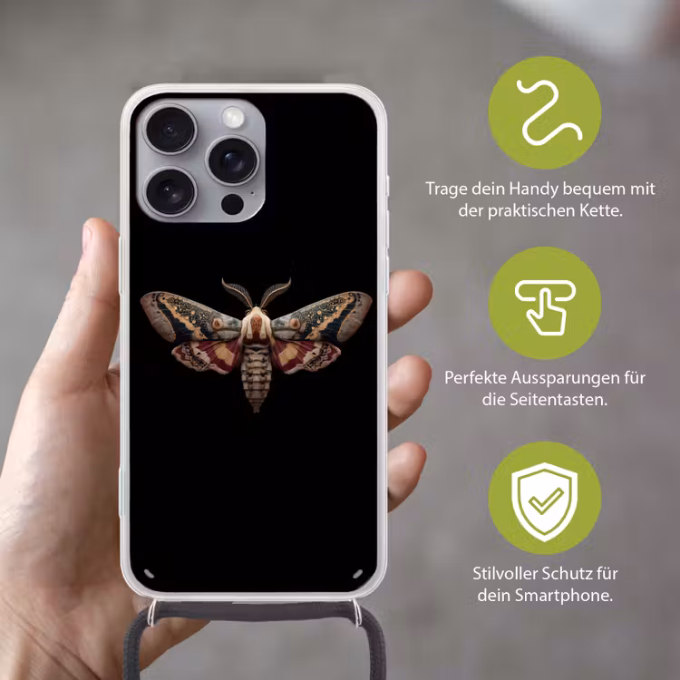 Mot - Oosterse patronen - Sierlijk Hoesje iPhone 16 Pro Max met koord klein -sfeer2_DE