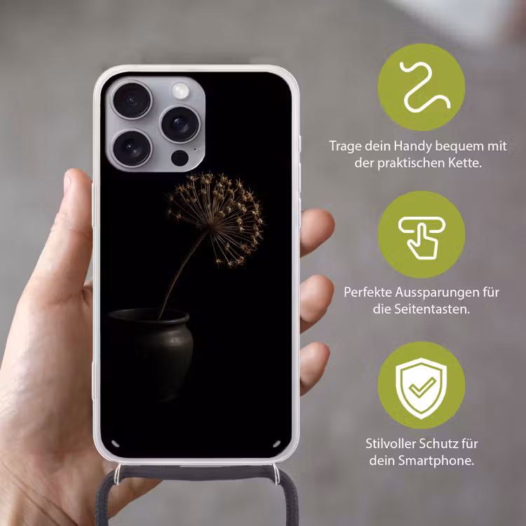 Bol - Gedroogd - Vaas - Zwart Hoesje iPhone 16 Pro Max met koord klein -sfeer2_DE