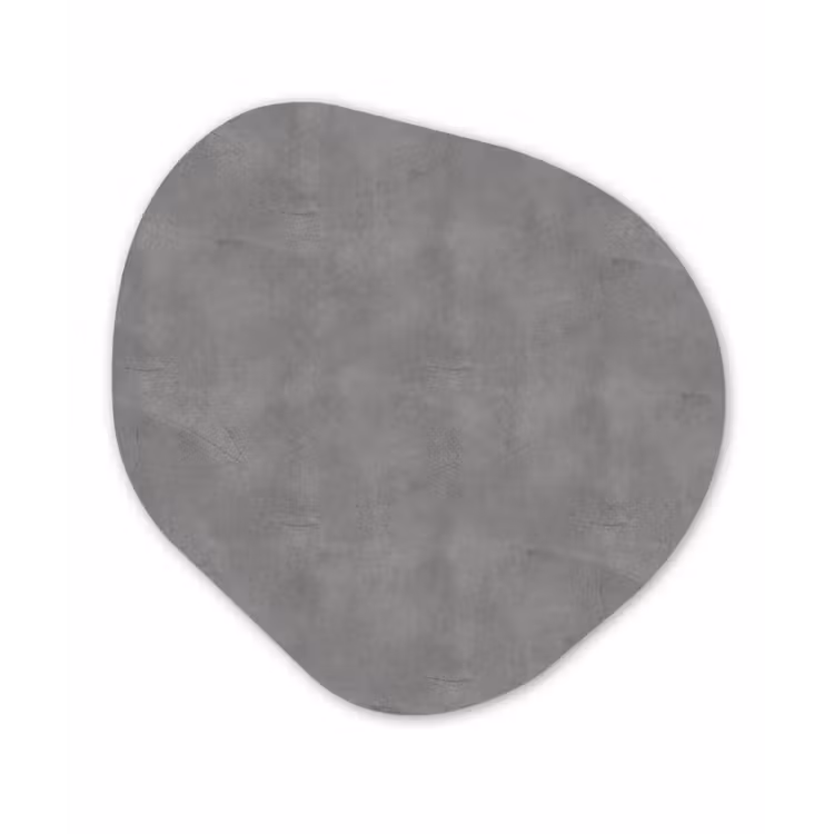 Beton - Structuur - Patroon Wandcirkel Organisch Forex 3mm klein 629 -3d