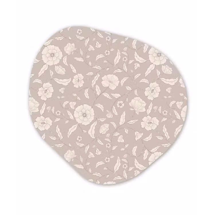 Bloemen - Blaadjes - Patroon Wandcirkel Organisch Forex 3mm klein 629 -3d