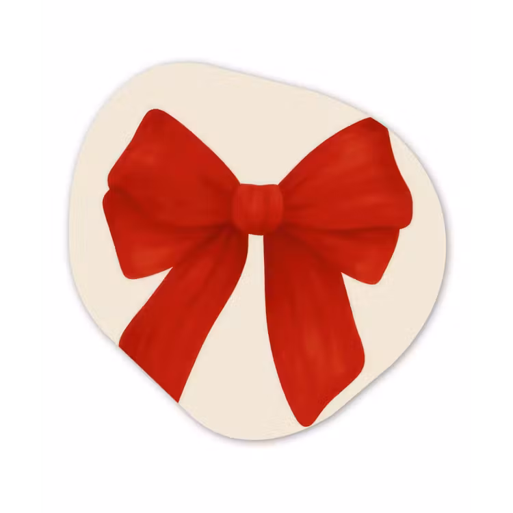 Strik - Symmetrisch - Rood - Lint Wandcirkel Organisch Forex 3mm klein -3d
